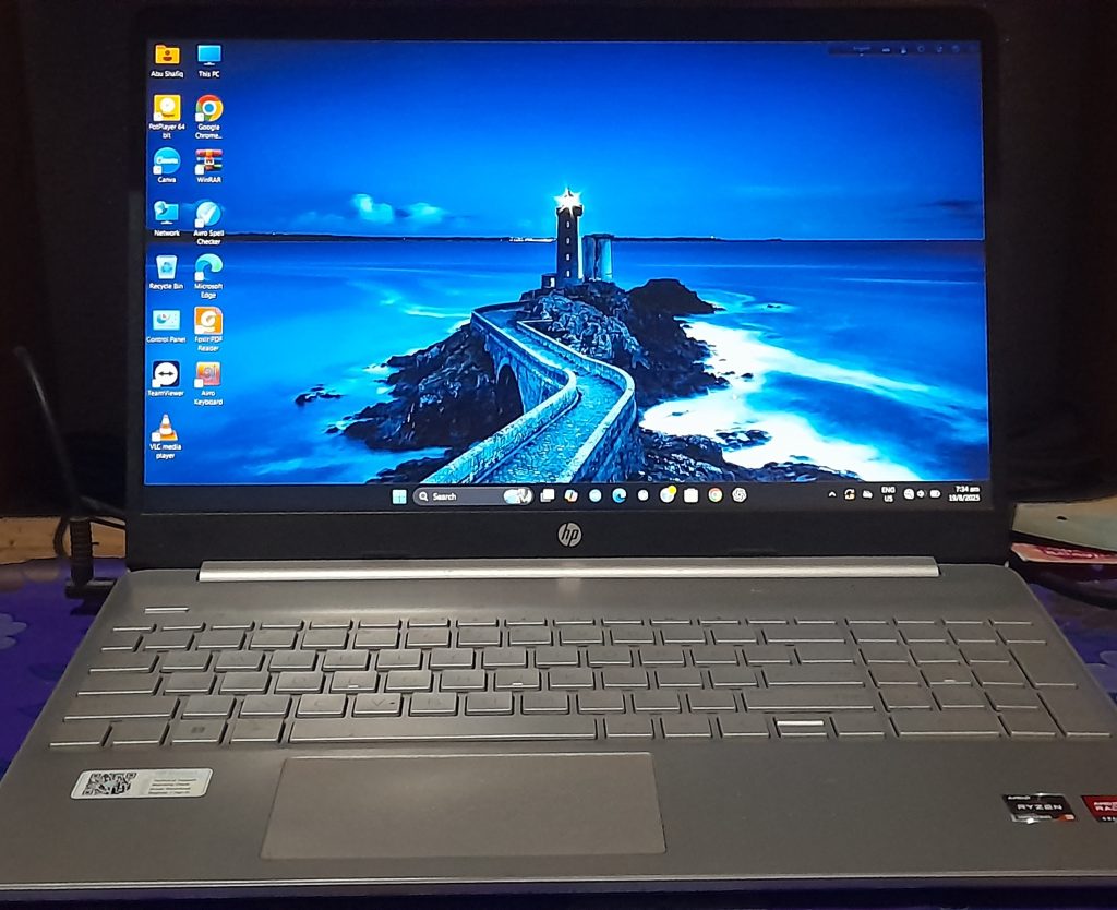 My first laptop
